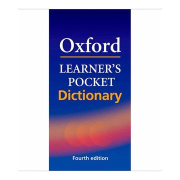 Oxford Learner's Pocket Dictionary (en Inglés)