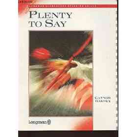 Plenty to Say (Longman Elementary Speaking Skills) (en Inglés)