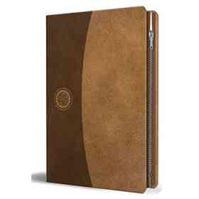 Santa Biblia: Reina-Valera 1960, Marrón, Símil Piel, Con Cremallera, Con Imágenes De Tierra Santa