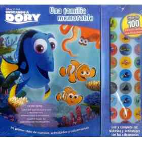 Buscando a Dory Una Familia Memorable (100 Stickers Reutilizables)