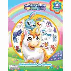 Amigos De Los Unicornios Los - Calcomanias en Relieve