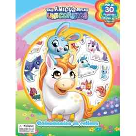 Amigos De Los Unicornios Los - Calcomanias en Relieve