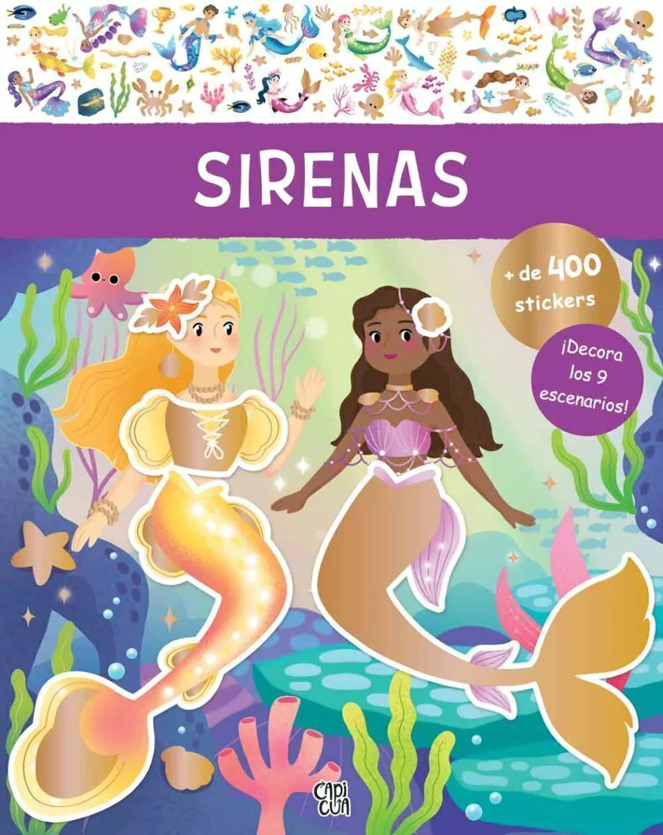 Sirenas. Stickers Creativos