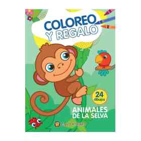 Coloreo Y Regalo: Animales De La Selva *Coloreo Y Regalo*