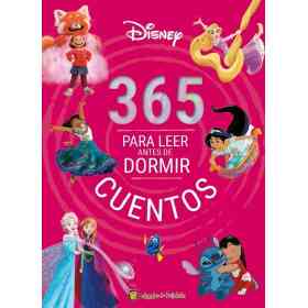 365 Cuentos Para Antes De Ir a Dormir Disney (Tapa Blanda Fucsia)