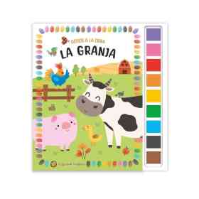 La Granja Dedos a Obra Colorear