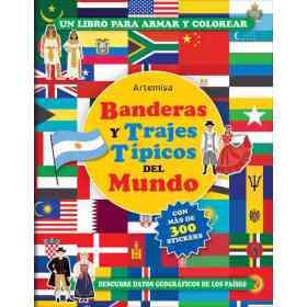 Banderas Y Trajes Tipicos Del Mundo Para Pintar