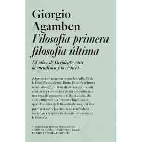 Filosofia Primera Filosofia Ultima