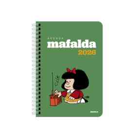 Mafalda 2026 Anillada Modulos Verde