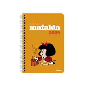 Mafalda 2026 Anillada Modulos Naranja