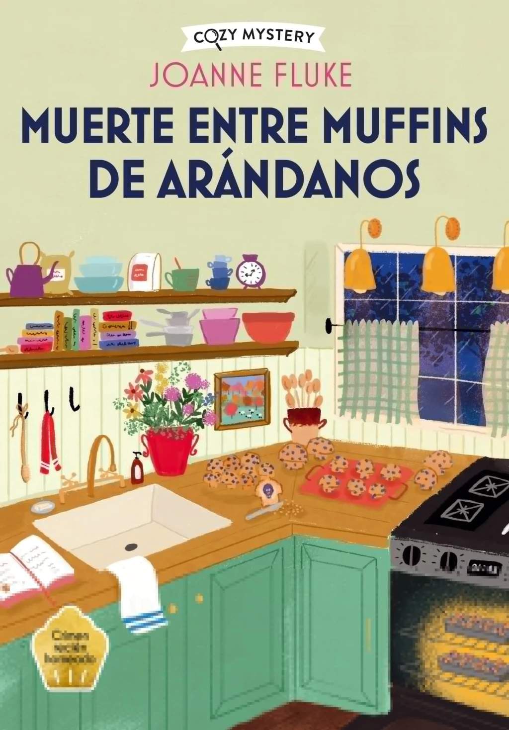 Muerte Entre Muffins De Arandanos (Cozy Mystery)