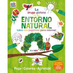 La Oruga Glotona en Su Entorno Natural. Libro De Stickers + Peluche