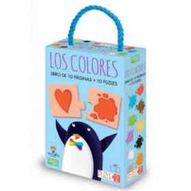 Colores: Libro De 10 Páginas + 10 Puzles