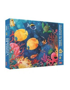 Arrecife De Coral. 220 Piezas. Con Puzzle. Edic. Ilustrado (Español)