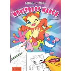 Monstruos Manga . Dibujo Y Pinto
