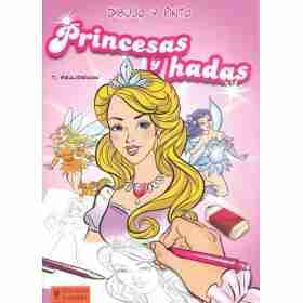 Princesas Y Hadas . Dibujo Y Pinto