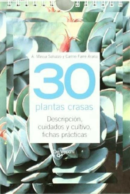 30 Plantas Crasas - Descripcion Cuidados Y Cultivo en librosactivos.com.ar