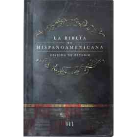 Biblia Hispanoamericana Edicion De Estudio