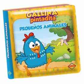 Peque/os Animales Gallina Pintadita (Libro Para Ba/o). Incluye Sonajero