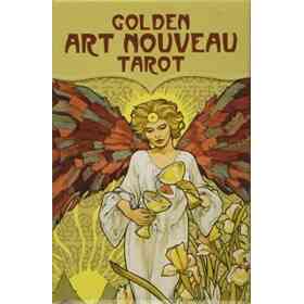 Golden Art Nouveau Tarot Mini (Solo Cartas) (en Inglés)