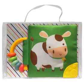 Mi Libro Suave Con Sonajero Y Mordillo: Vaca