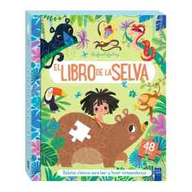 Cuentos Clasicos Con Rompecabezas: El Libro De La Selva