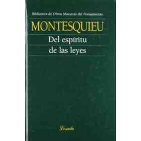 Del Espiritu De Las Leyes