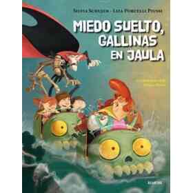 Miedo Suelto Gallinas en Jaula
