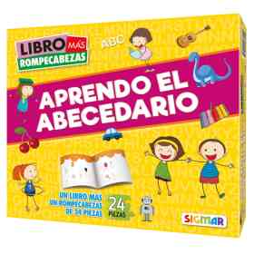 Caja Libro + Rompecabezas Aprendo El Abecedario