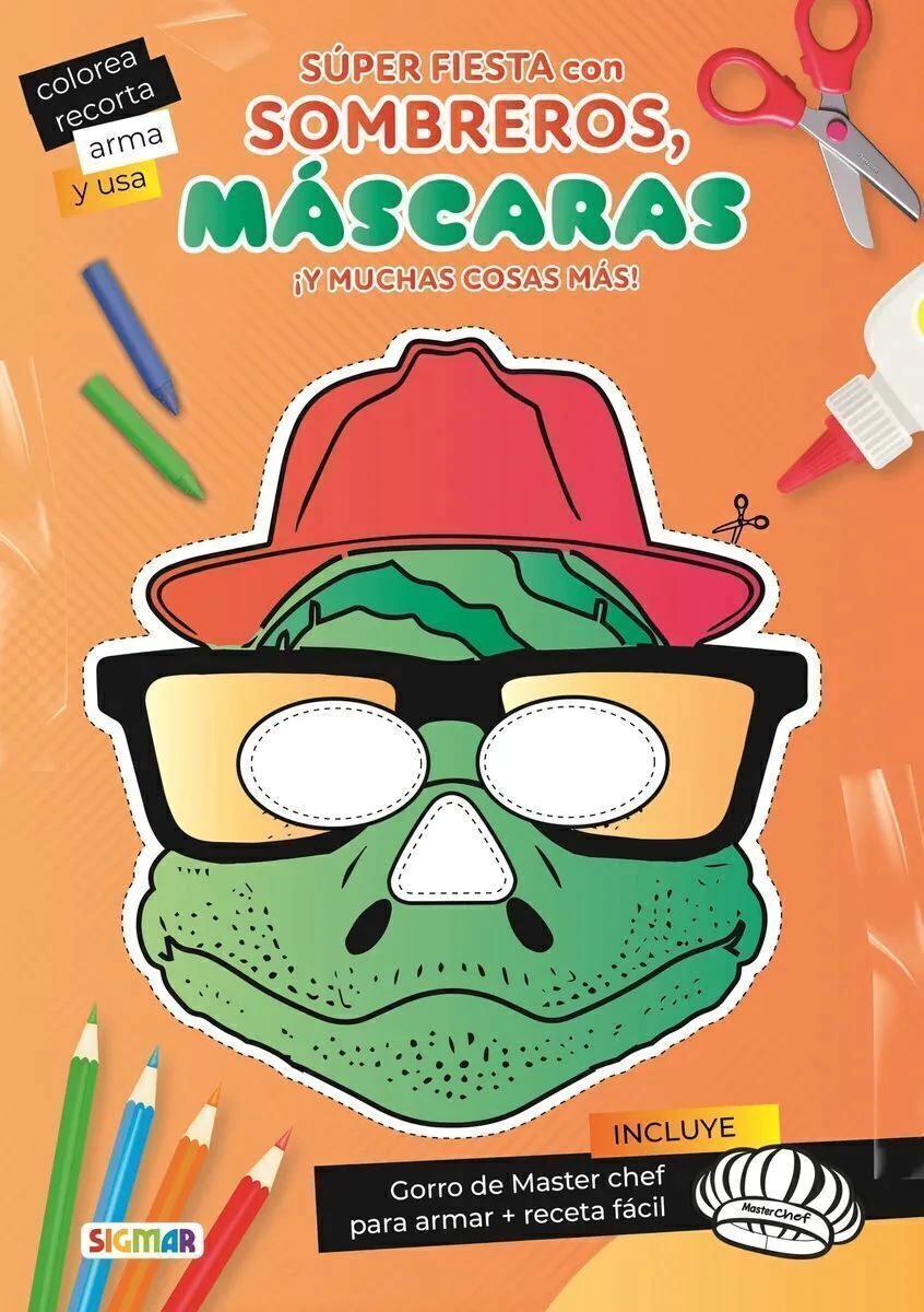 Super Fiesta Con Sombreros Mascaras ¡Y Muchas Cosas Mas!