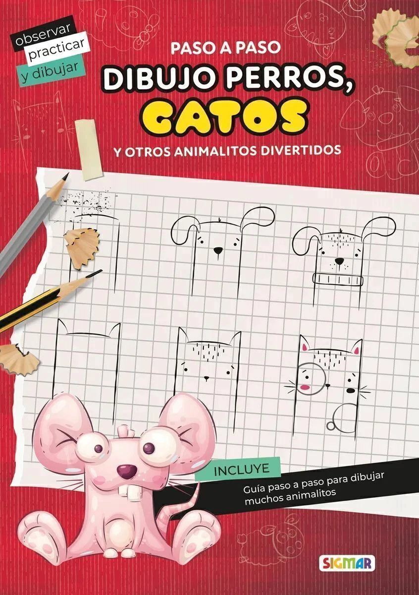 Dibujo Perros Gatos Y Otros Animalitos Divertidos