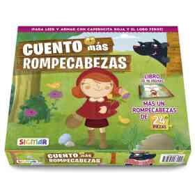 Caja Cuento Con Rompecabezas - Caperucita