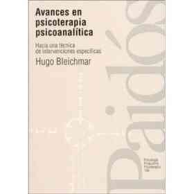 Avances en Psicoterapia Psicoanalit.