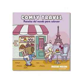 Comfy Travel. Postales Del Mundo Para Colorear. *Moshi Moshi*