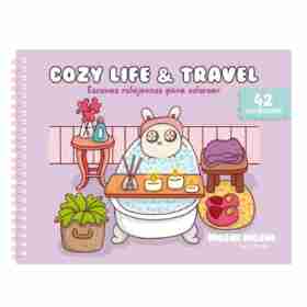 Cute Life & Travel. Escenas Reconfortantes Para Colorear Moshi Moshi