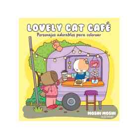 Cat Cafe Moshi Moshi Para Colorear