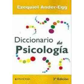 Diccionario De Psicologia. 3ø Edicion