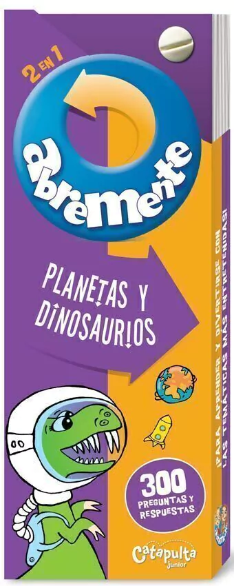 Abremente 2 en 1- Planetas Y Dinosaurios