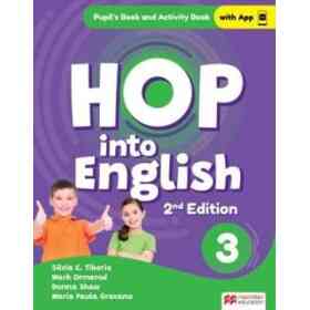Hop Into English 3 Pupil´s Book and Activity Book with App (en Inglés)