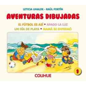 1. Aventuras Dibujadas. El Futbol Es Asi Apago La Luz. Un Dia De Playa. Mama Se Enfermo
