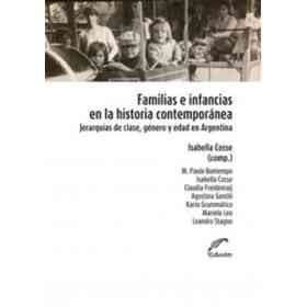 Familias E Infancias en La Historia Contemporánea - jerarquías De Clase, Género Y Edad en Argentina