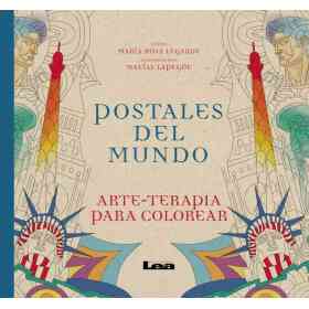 Postales Del Mundo : Arte-Terapia Para Colorear