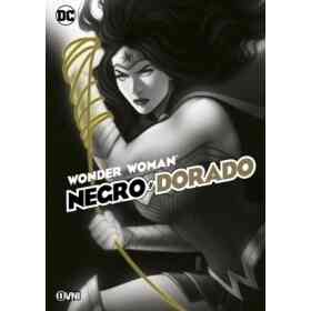 Wonder Woman Negro Y Dorado