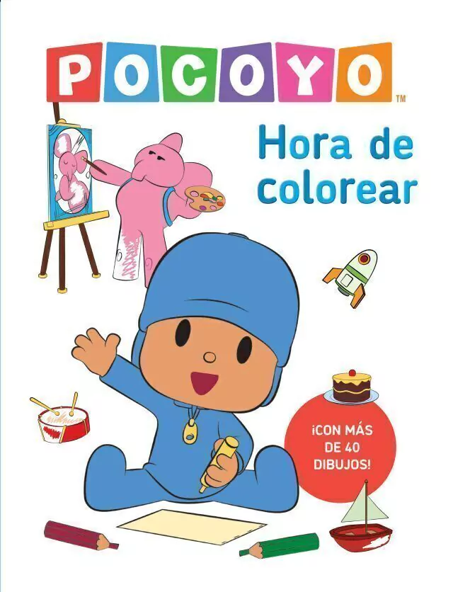 Pocoyo. Hora De Colorear
