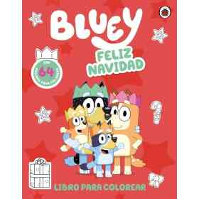 Bluey. Feliz Navidad Para Colorear