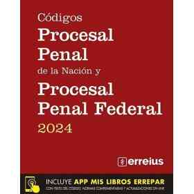 Codigo Procesal Penal Nacion + Procesal Federal - 2024