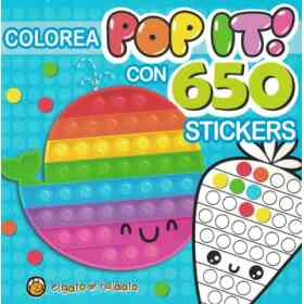 Colorea Pop It! Con 650 Stickers: Ballena