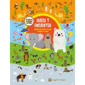 Busca Y Encuentra: Animales Del Desierto El Mar El Bosque Y La Nieve