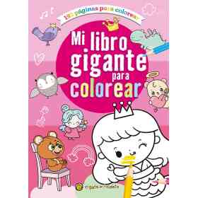 Mi Libro Gigante Para Colorear: Rosa