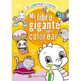 Mi Libro Gigante Para Colorear: Naranja